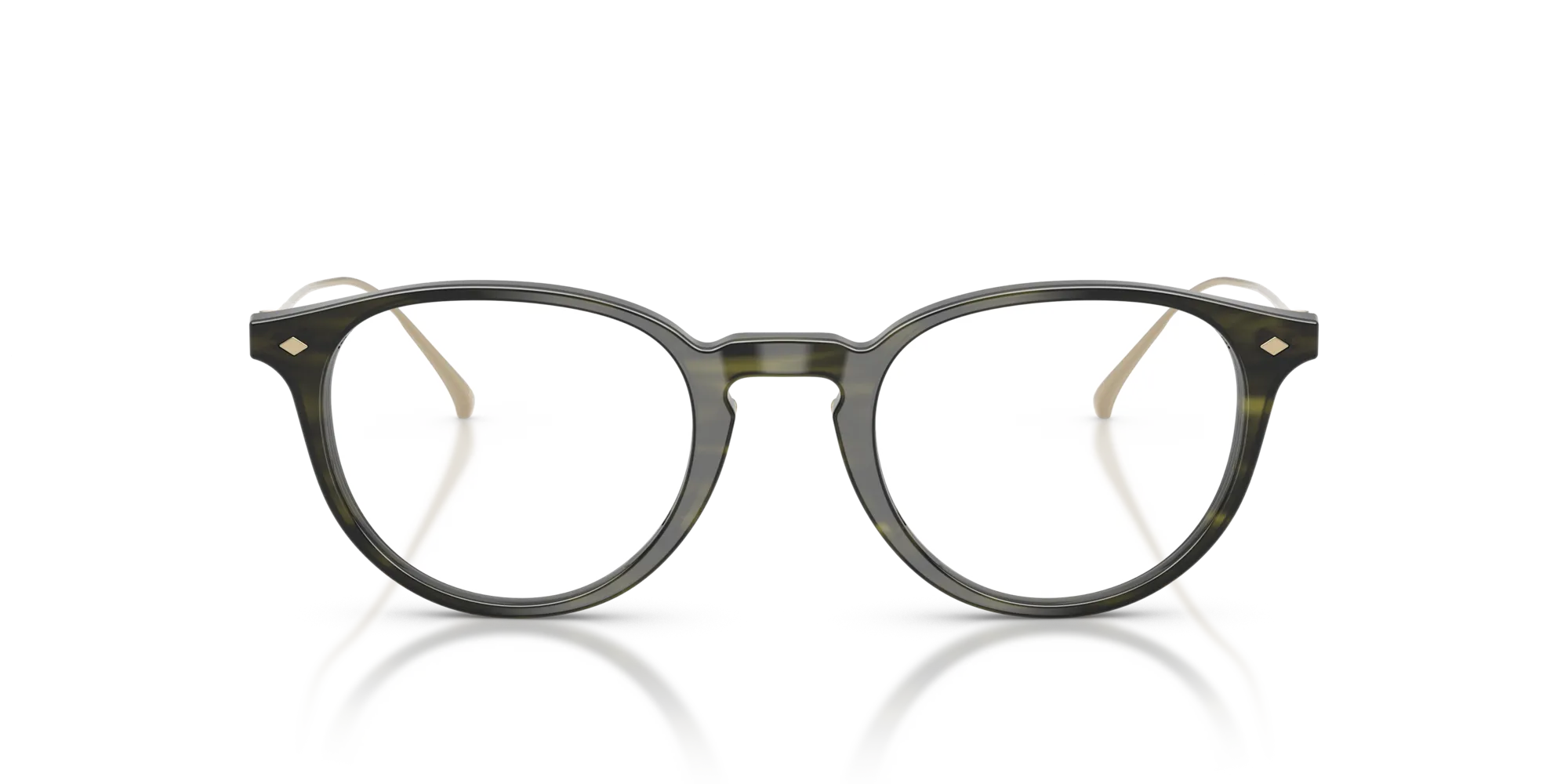 Giorgio Armani AR7270T 6208 Montature da vista Acetato Verde Pantos Normale - immagine 3