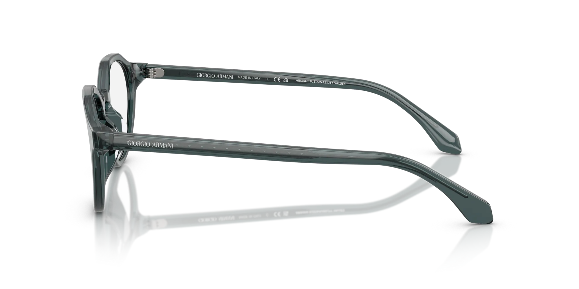 Giorgio Armani AR7264U 6171 Montature da vista Acetato Grigio Pantos Normale - immagine 4