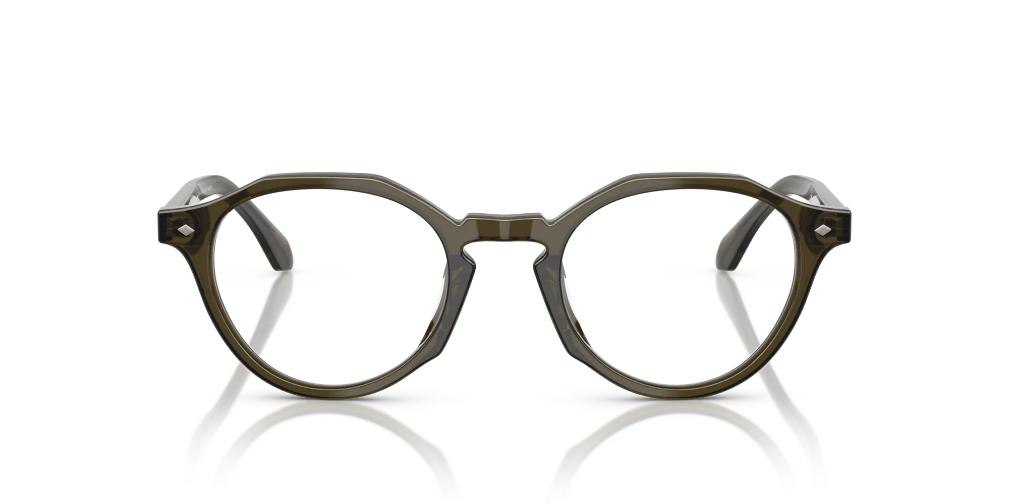 Giorgio Armani AR7264U 6169 Montature da vista Acetato Verde Pantos Normale - immagine 3