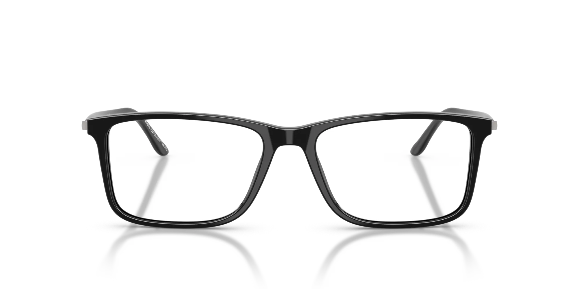 Giorgio Armani AR7261 6272 Montature da vista Acetato Nero Squadrata Normale - immagine 3