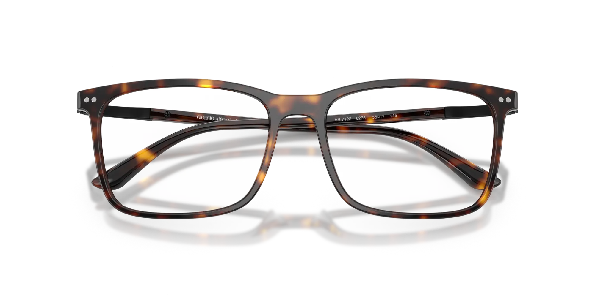 Giorgio Armani AR7122 6273 Montature da vista Nylon Tartaruga Squadrata Normale - immagine 2