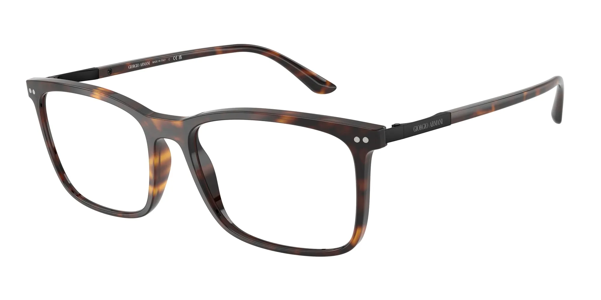 Giorgio Armani AR7122 6273 Montature da vista Nylon Tartaruga Squadrata Normale - immagine 1