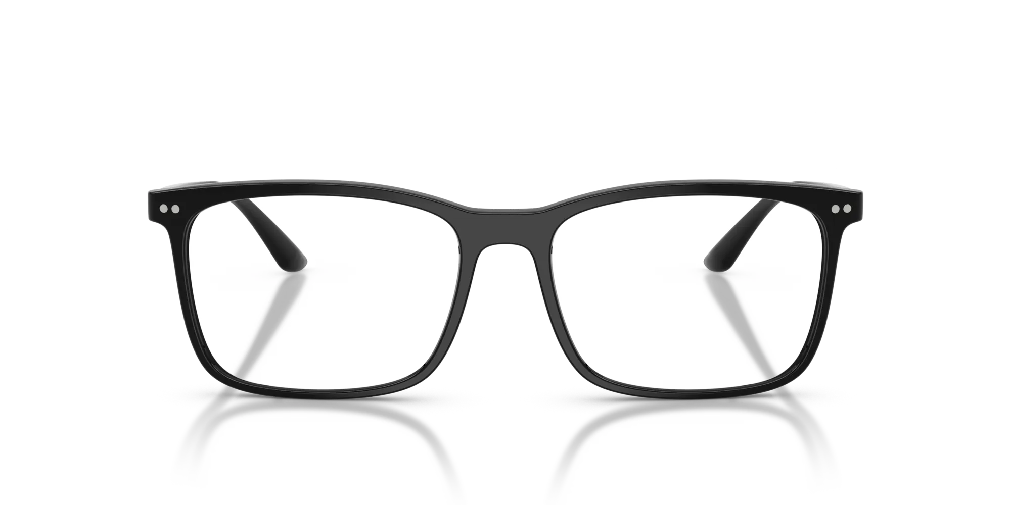 Giorgio Armani AR7122 5001 Montature da vista Nylon Nero Squadrata Normale - immagine 3
