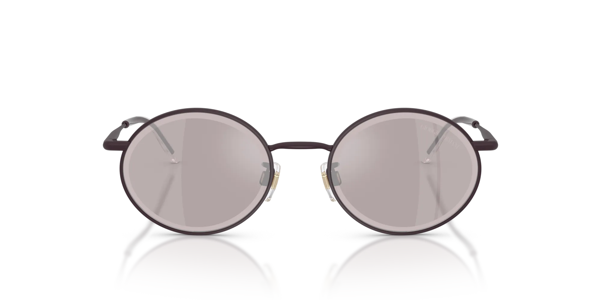 Giorgio Armani AR6170 3393AK Occhiali da sole Metallo Viola Viola Rotonda Normale - immagine 3