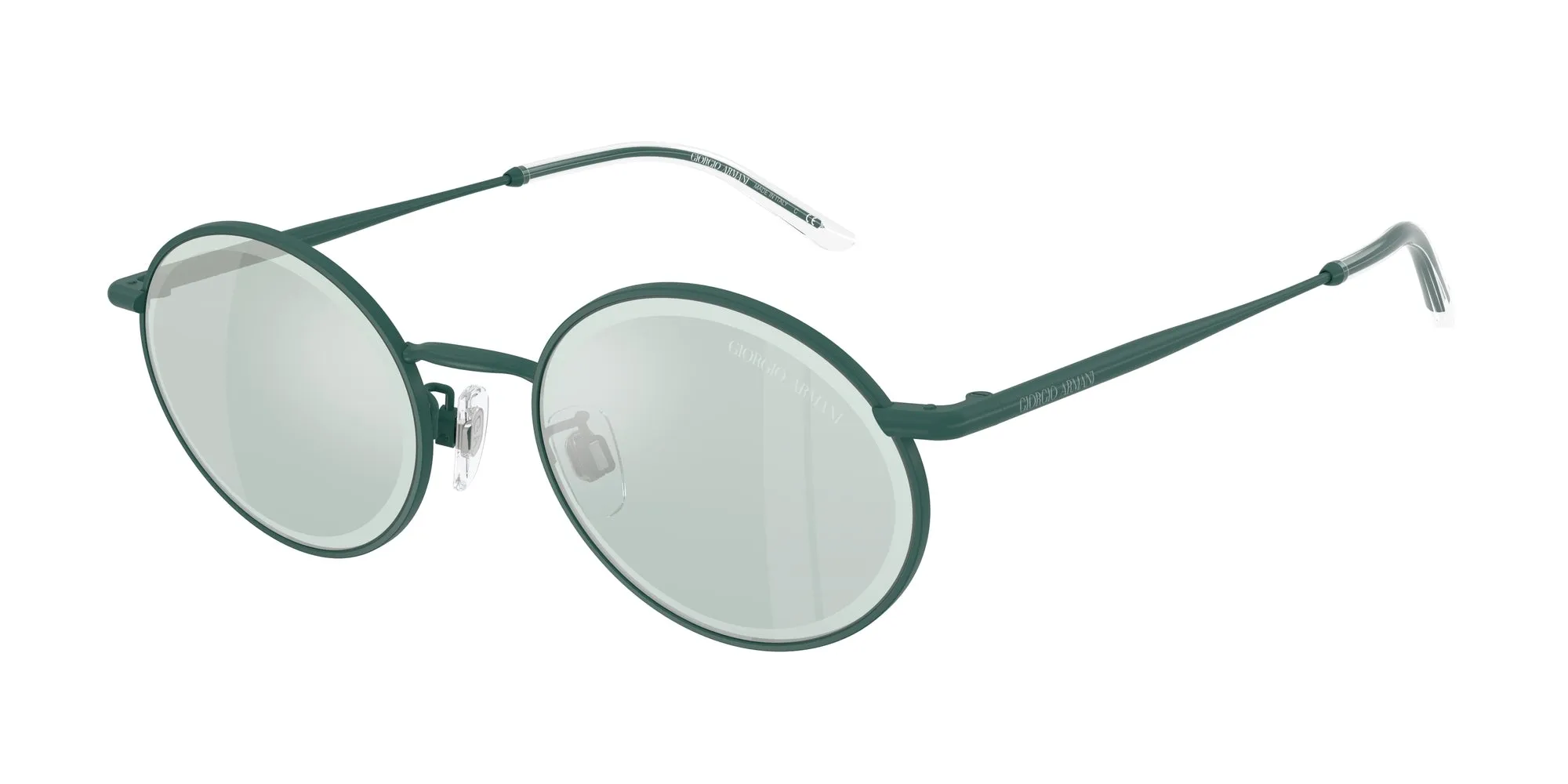 Giorgio Armani AR6170 339265 Occhiali da sole Metallo Blu Azzurro Rotonda Specchiate - immagine 1