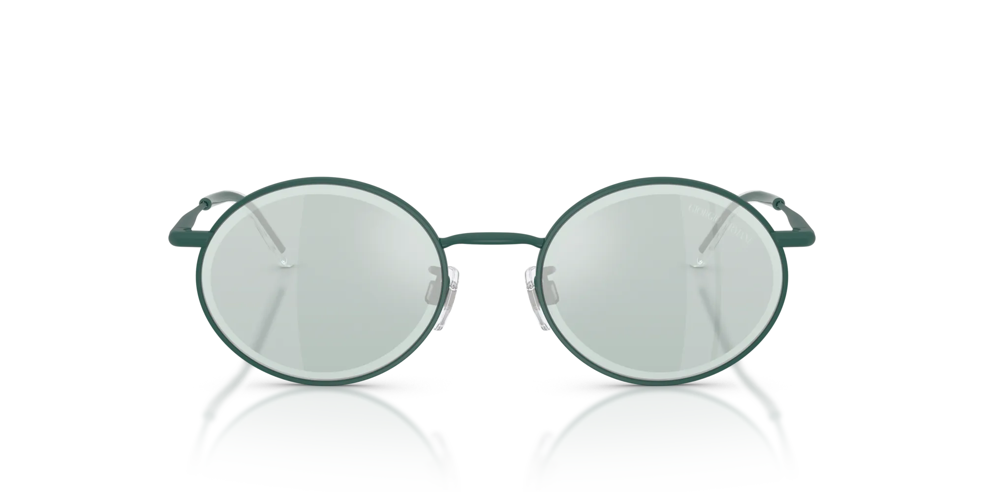 Giorgio Armani AR6170 339265 Occhiali da sole Metallo Blu Azzurro Rotonda Specchiate - immagine 3