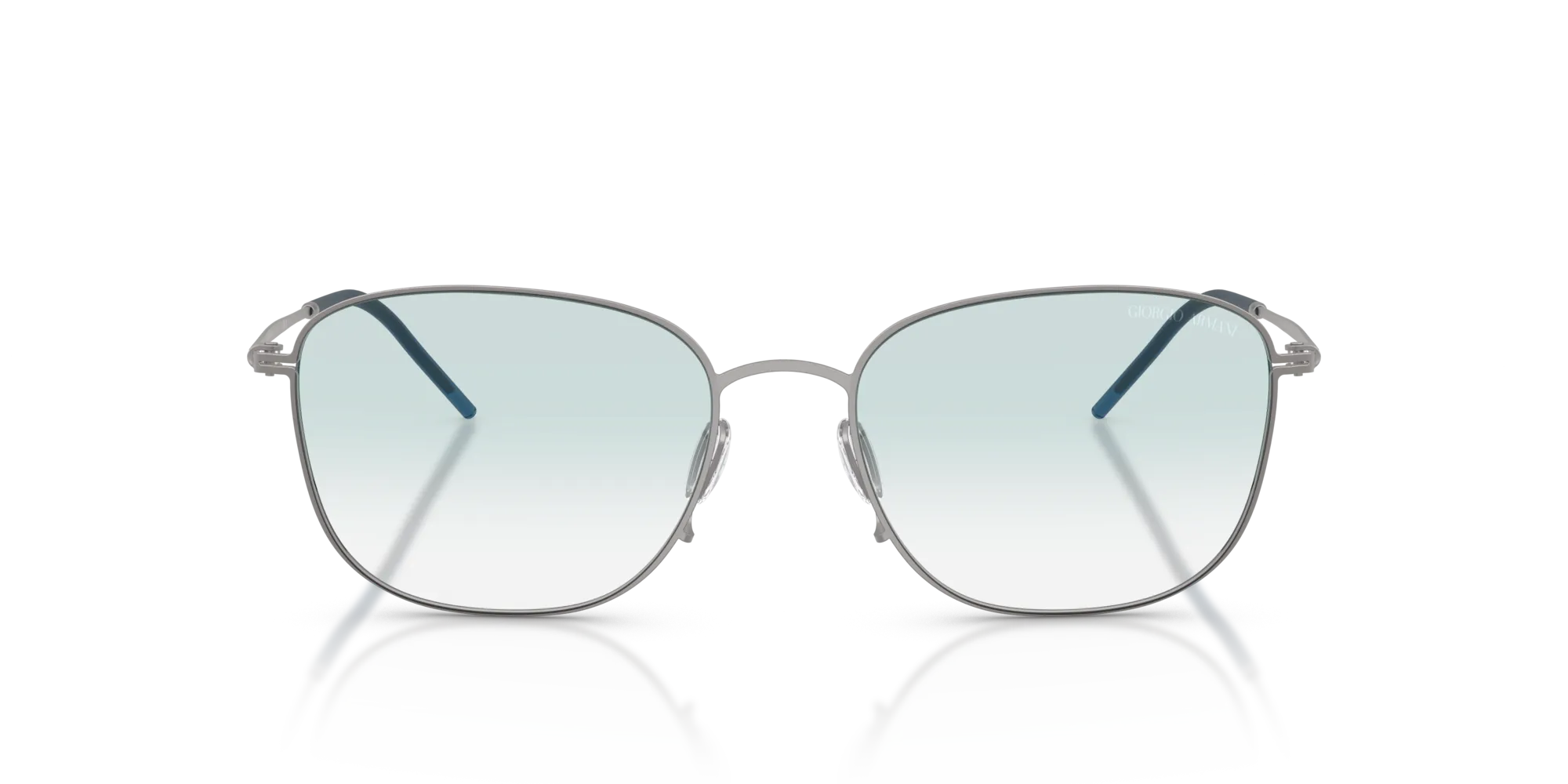 Giorgio Armani AR6168 30033F Occhiali da sole Metallo Grigio Blu Pillow Normale Sfumato - immagine 3