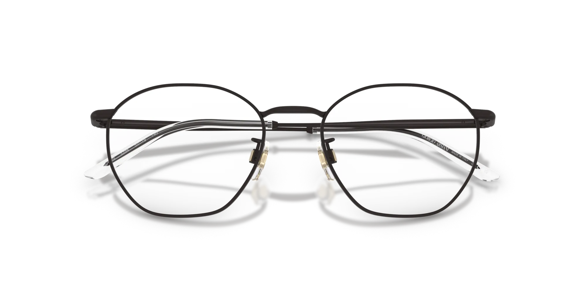 Giorgio Armani AR5156 3394 Montature da vista Acciaio Nero Rotonda Normale - immagine 2