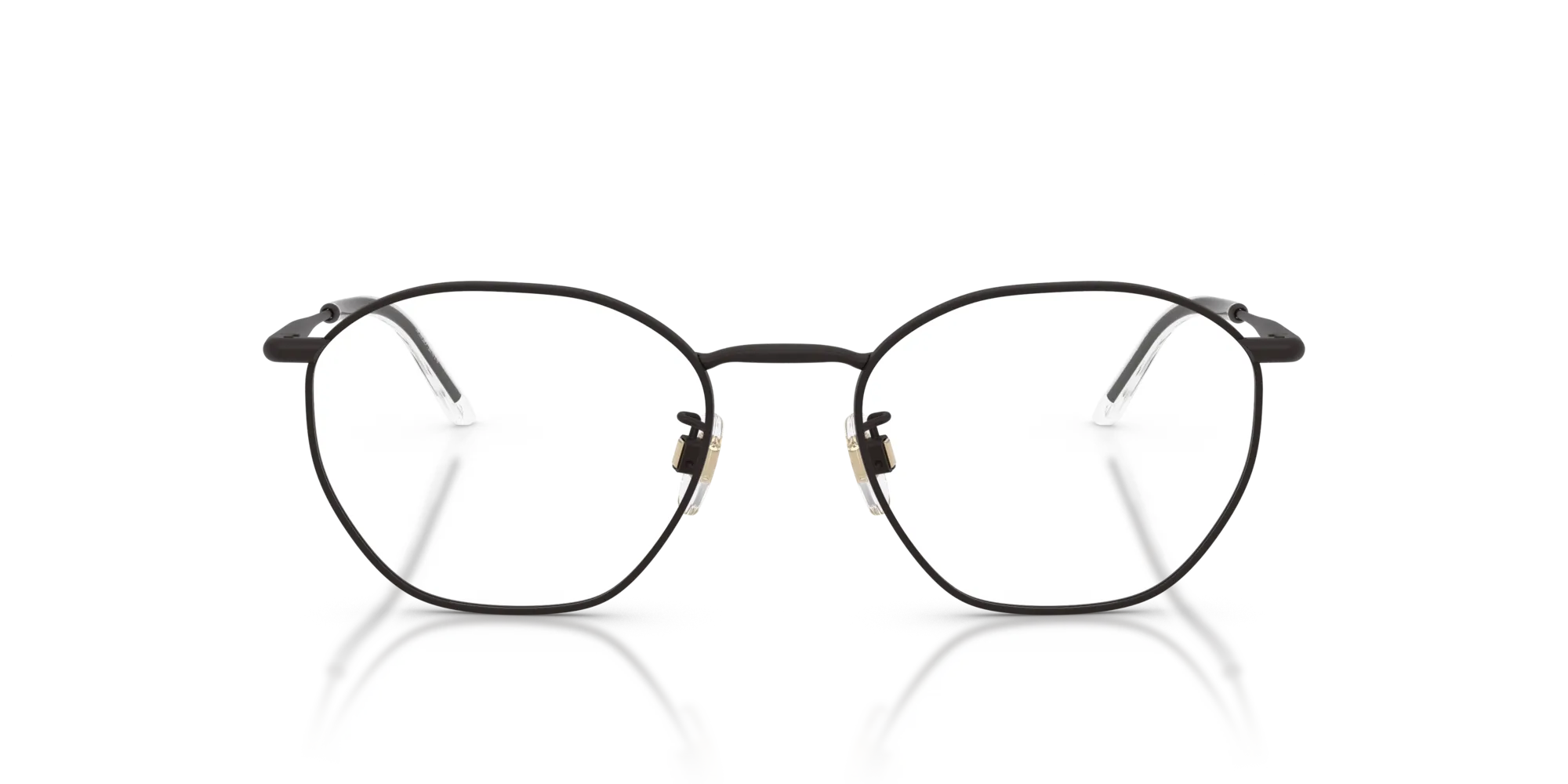 Giorgio Armani AR5156 3394 Montature da vista Acciaio Nero Rotonda Normale - immagine 3