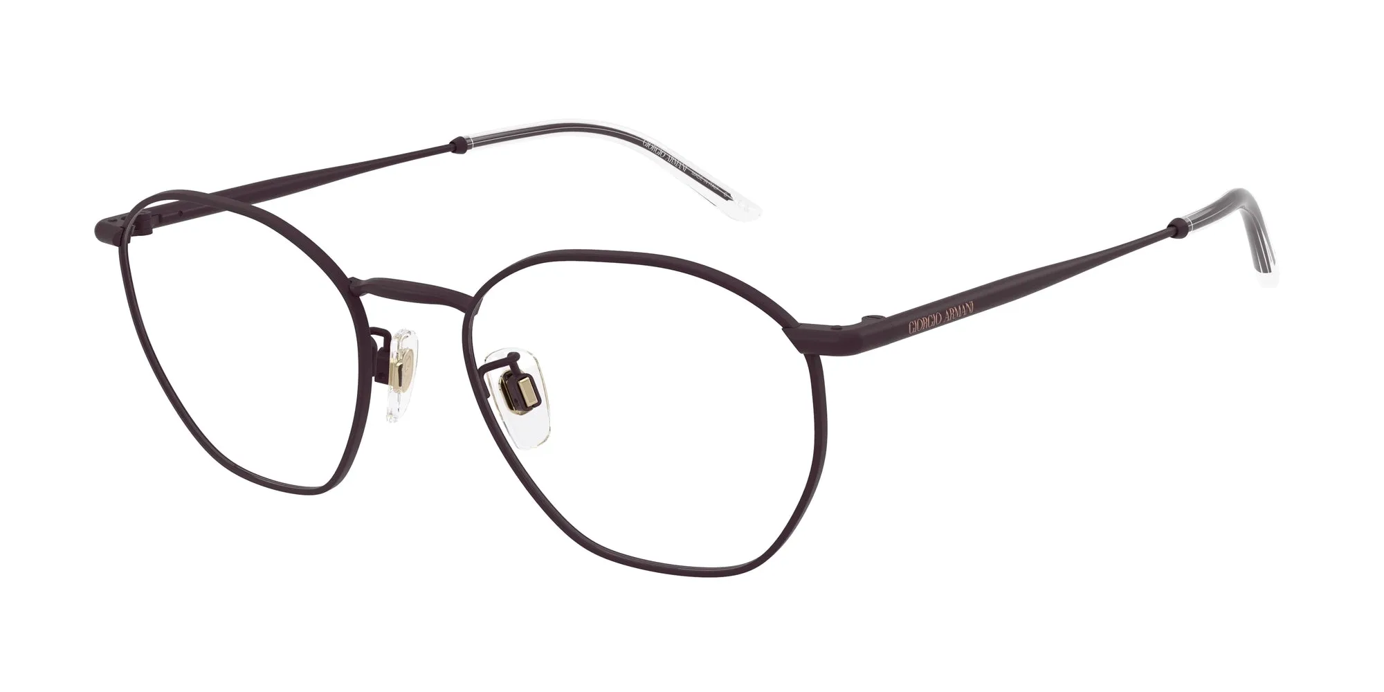 Giorgio Armani AR5156 3393 Montature da vista Acciaio Viola Rotonda Normale - immagine 1