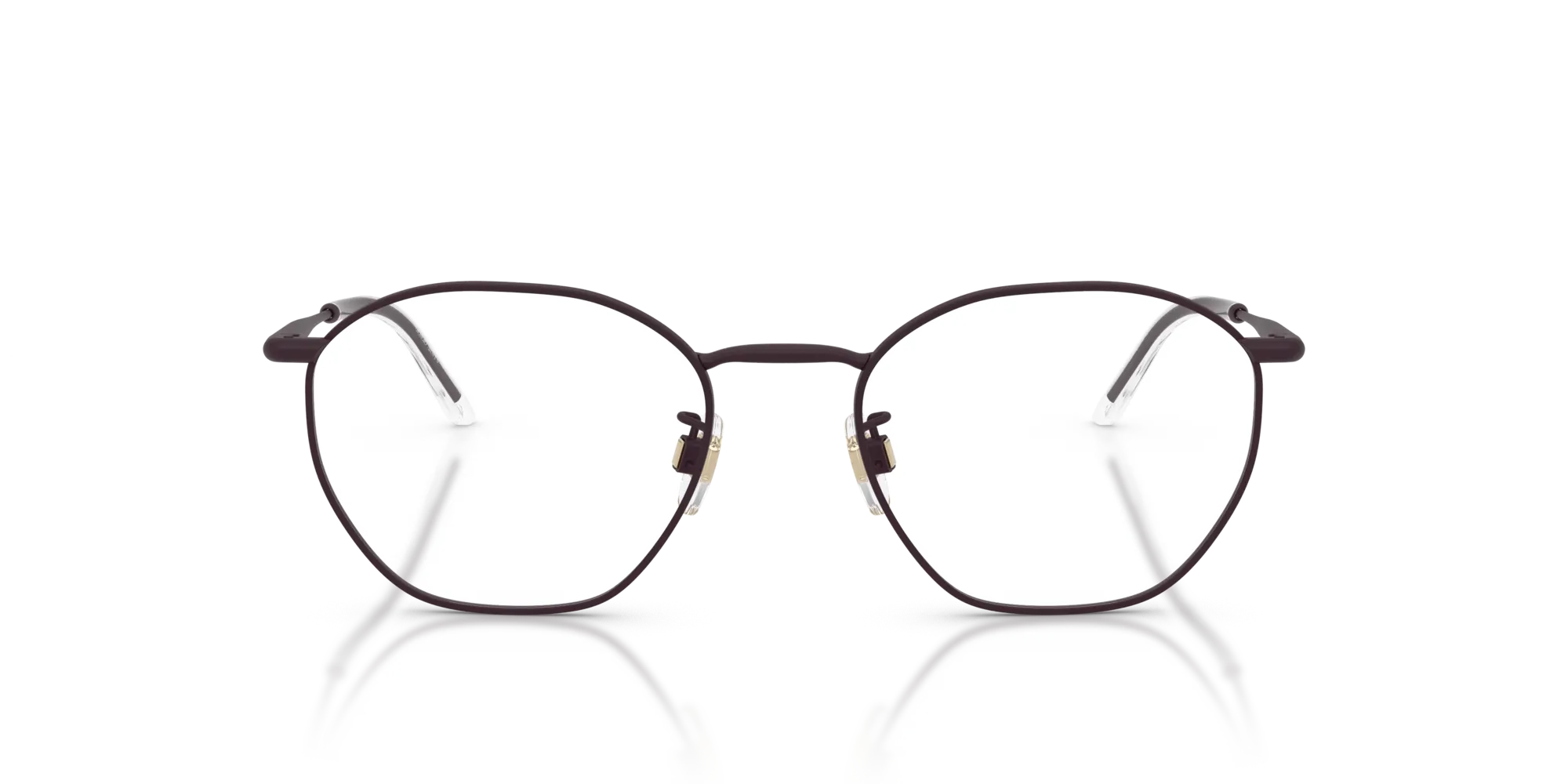 Giorgio Armani AR5156 3393 Montature da vista Acciaio Viola Rotonda Normale - immagine 3