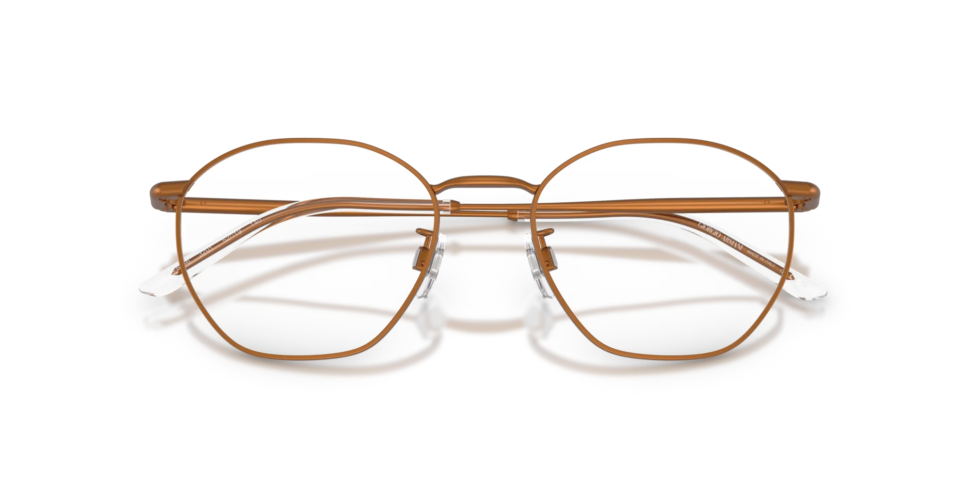 Giorgio Armani AR5156 3201 Montature da vista Acciaio Bronzo Rotonda Normale - immagine 2
