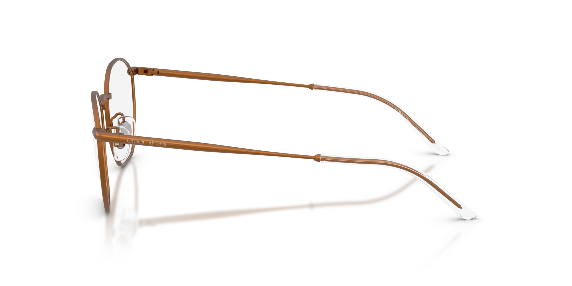 Giorgio Armani AR5156 3201 Montature da vista Acciaio Bronzo Rotonda Normale - immagine 4