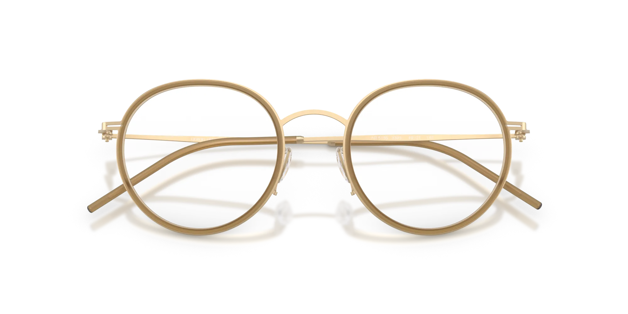 Giorgio Armani AR5155 3395 Montature da vista Metallo Oro Rotonda Normale - immagine 2