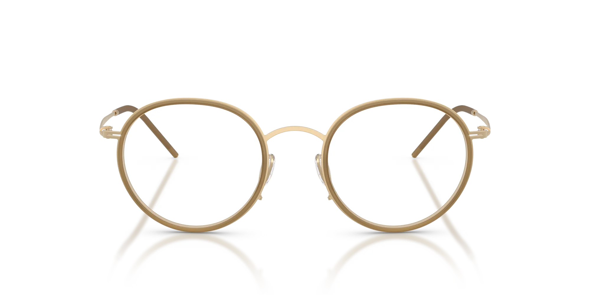Giorgio Armani AR5155 3395 Montature da vista Metallo Oro Rotonda Normale - immagine 3