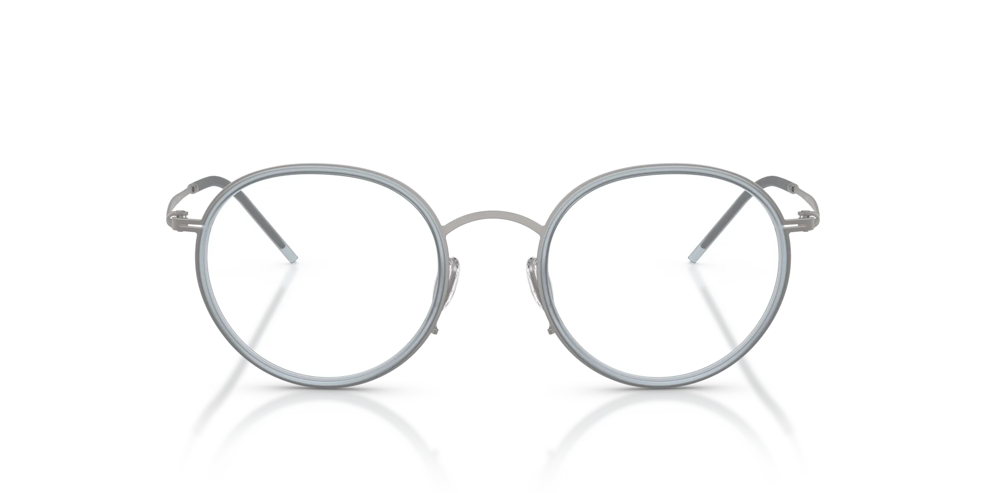 Giorgio Armani AR5155 3003 Montature da vista Metallo Grigio Rotonda Normale - immagine 3