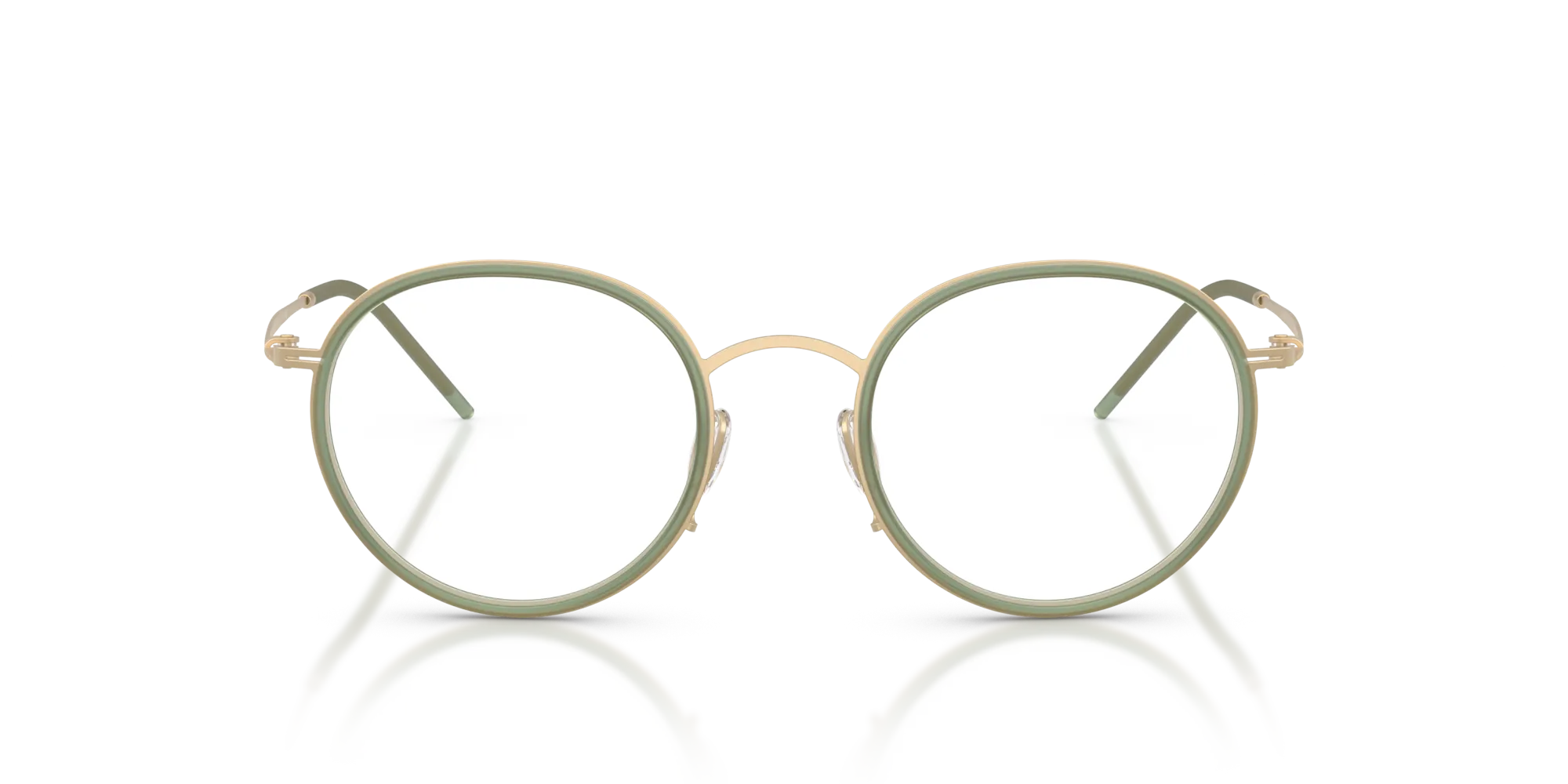 Giorgio Armani AR5155 3002 Montature da vista Metallo Oro Rotonda Normale - immagine 3