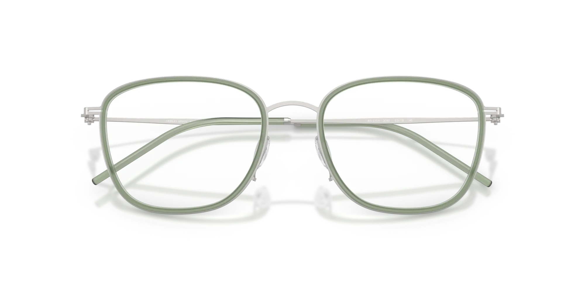 Giorgio Armani AR5154 3045 Montature da vista Metallo Argento Pillow Normale - immagine 2