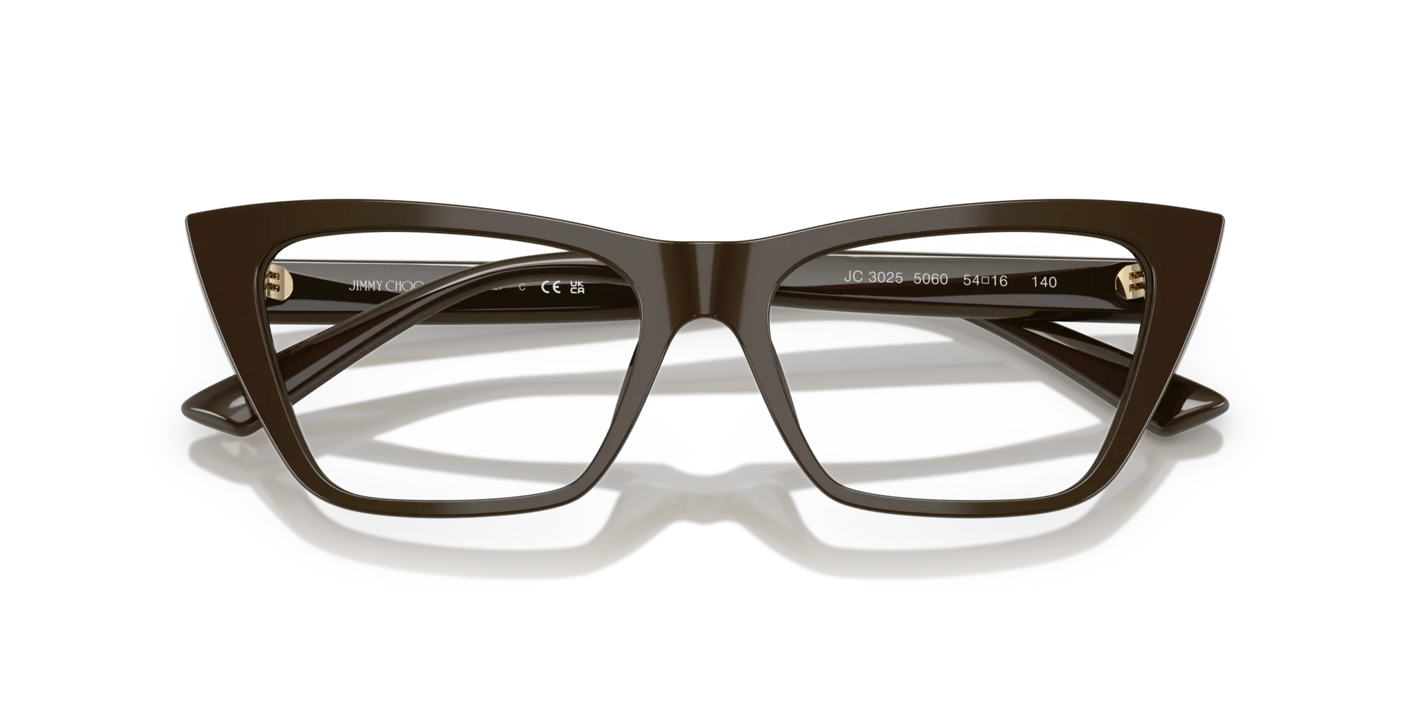 Jimmy Choo JC3025 5060 Montature da vista Acetato Verde Cat Eye Normale - immagine 2