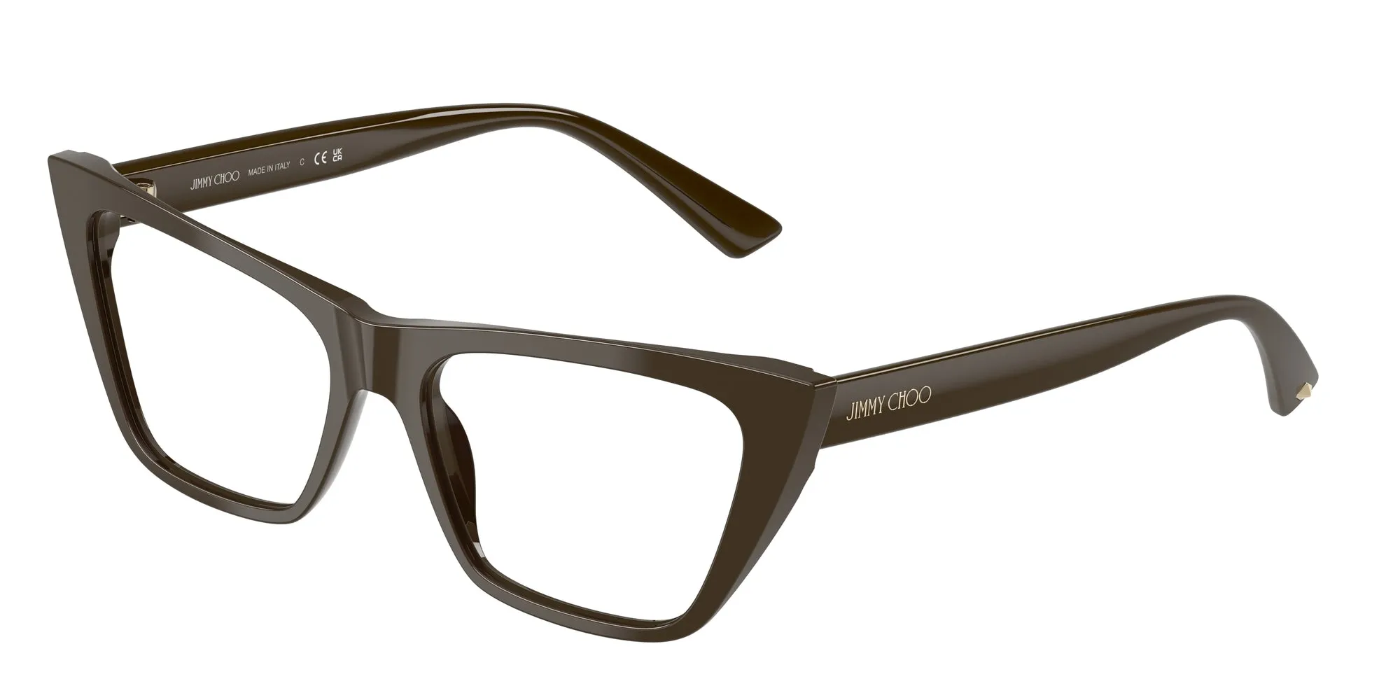 Jimmy Choo JC3025 5060 Montature da vista Acetato Verde Cat Eye Normale - immagine 1