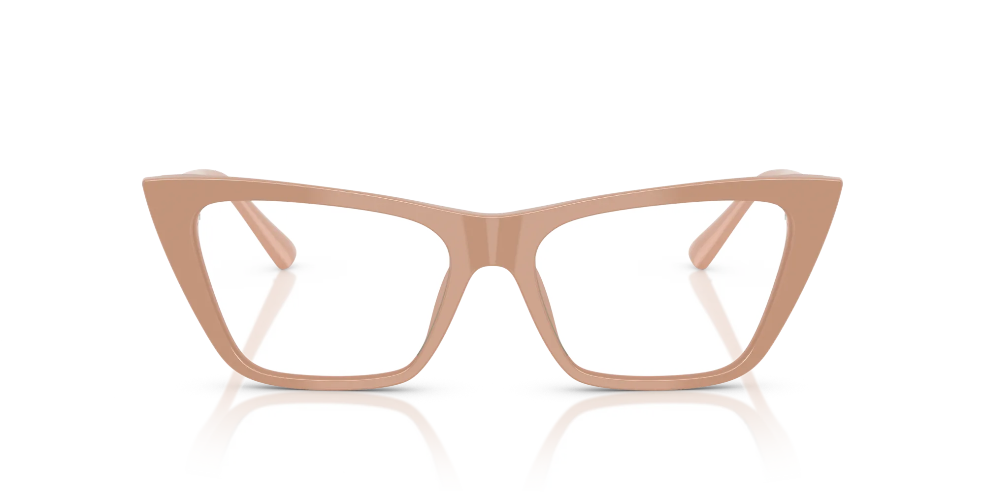Jimmy Choo JC3025 5019 Montature da vista Acetato Rosa Trasparente Cat Eye Normale - immagine 3