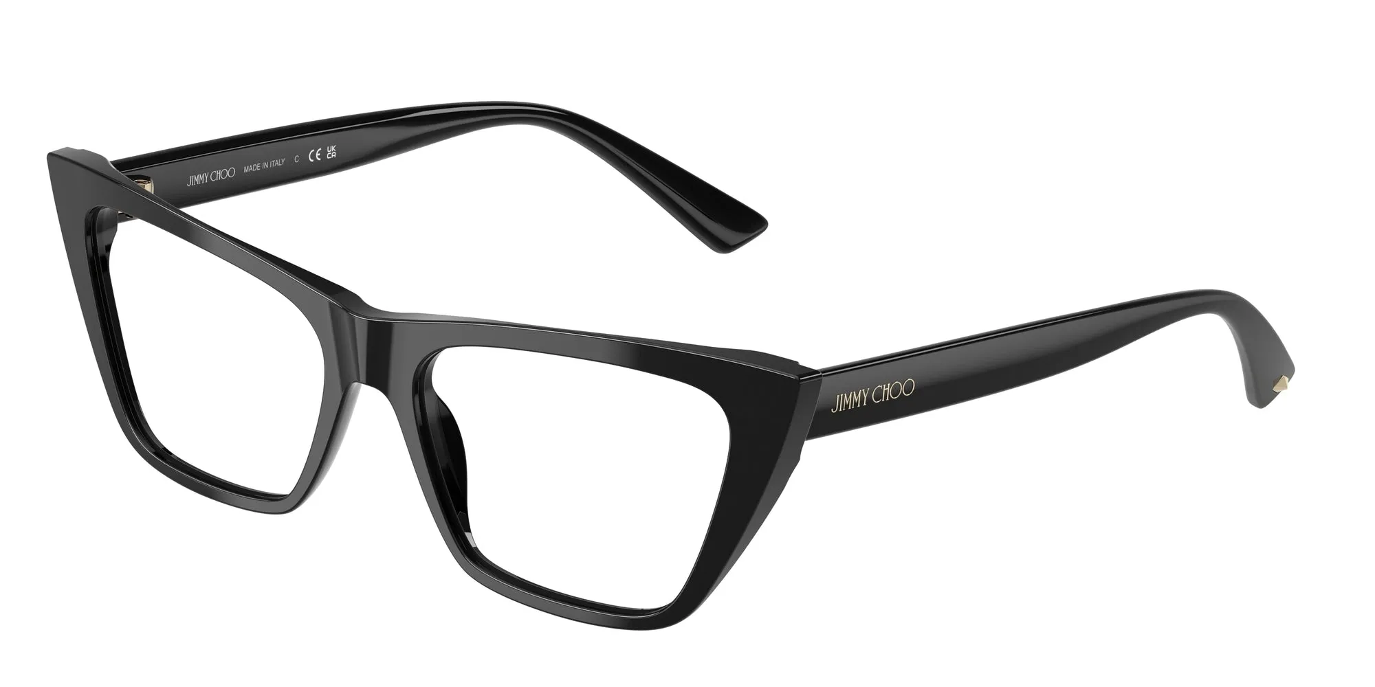 Jimmy Choo JC3025 5000 Montature da vista Acetato Nero Cat Eye Normale - immagine 1