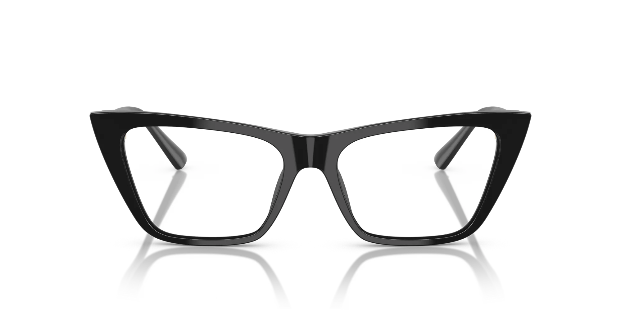 Jimmy Choo JC3025 5000 Montature da vista Acetato Nero Trasparente Cat Eye Normale - immagine 3