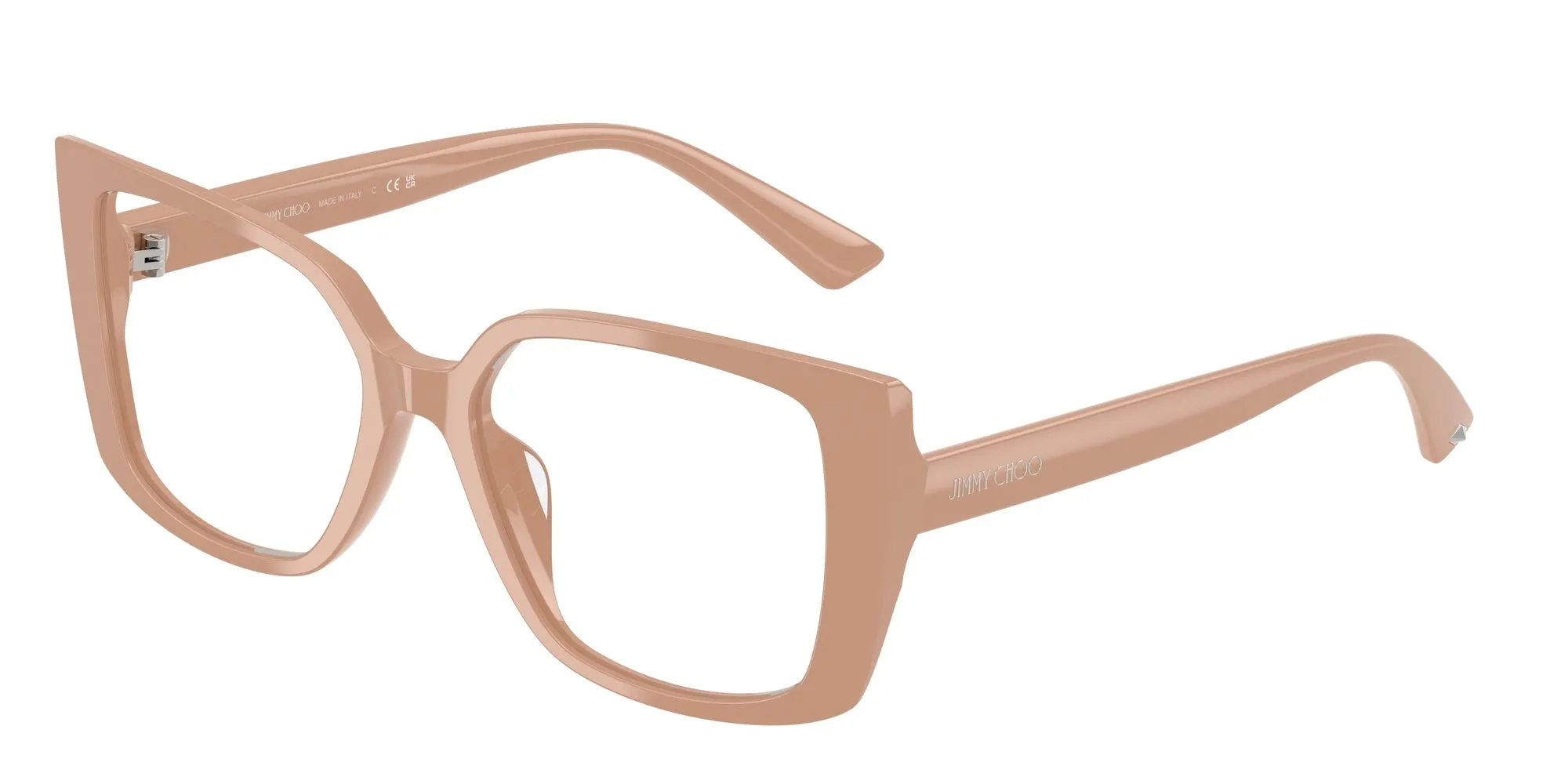 Jimmy Choo JC3024U 5019 Montature da vista Acetato Rosa Farfalla Normale - immagine 1