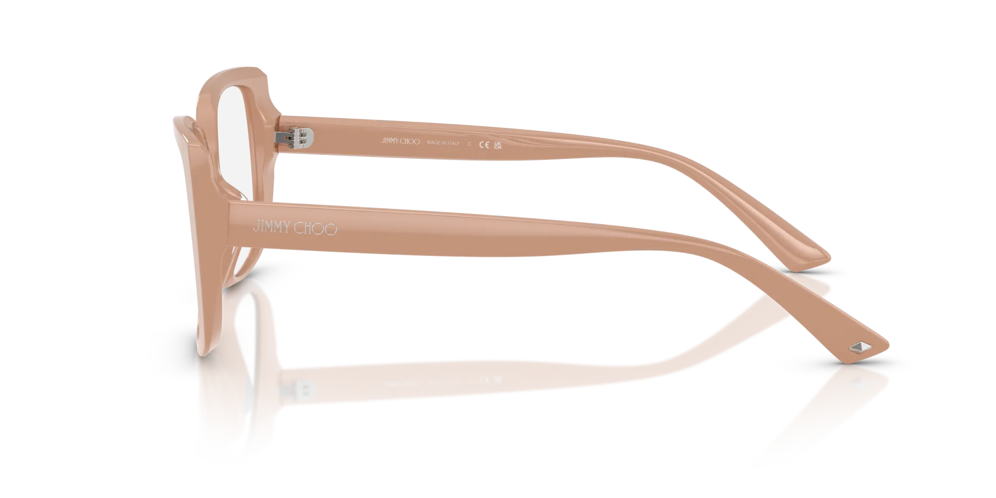 Jimmy Choo JC3024U 5019 Montature da vista Acetato Rosa Farfalla Normale - immagine 4