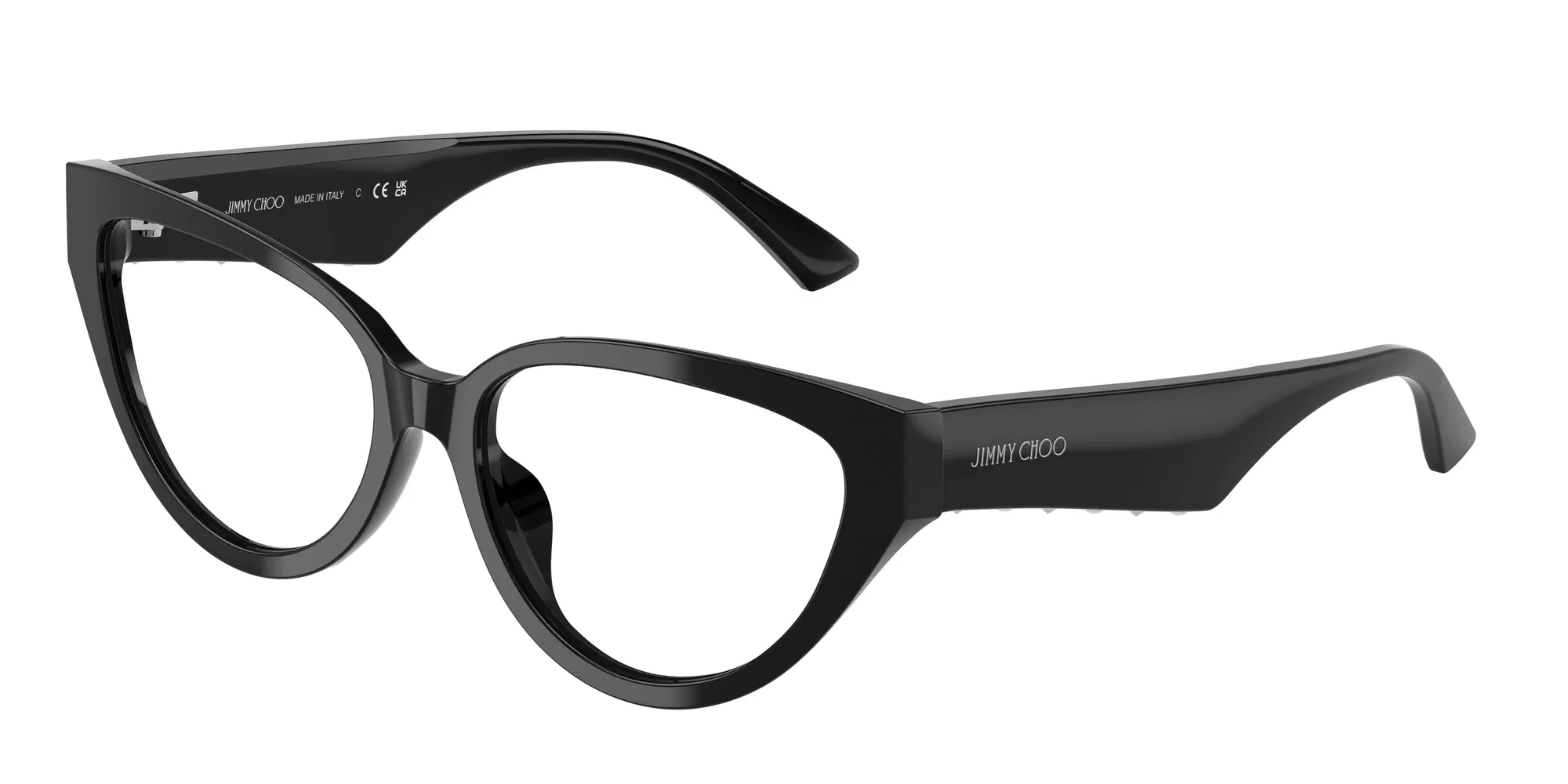Jimmy Choo JC3023HU 5000 Montature da vista Acetato Nero Cat Eye Normale - immagine 1