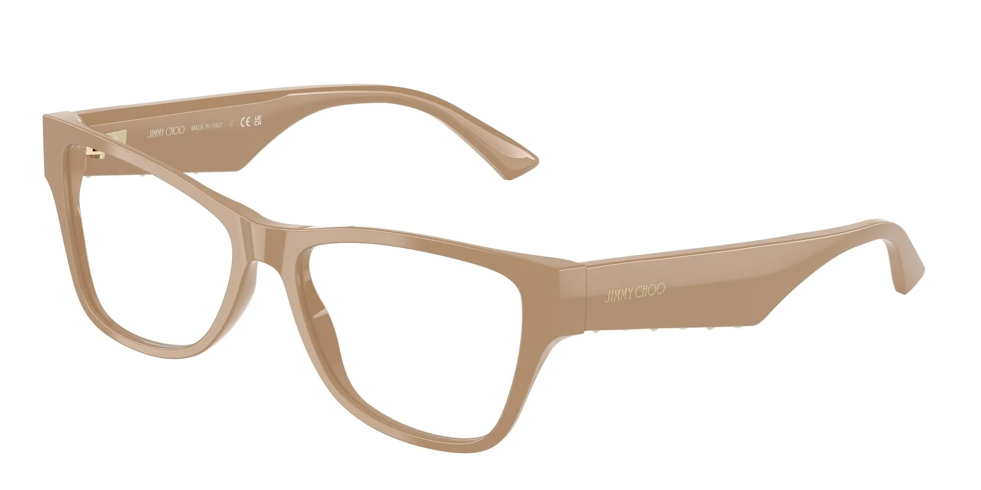 Jimmy Choo JC3022H 5058 Montature da vista Acetato Marrone Trasparente Pillow Normale - immagine 1