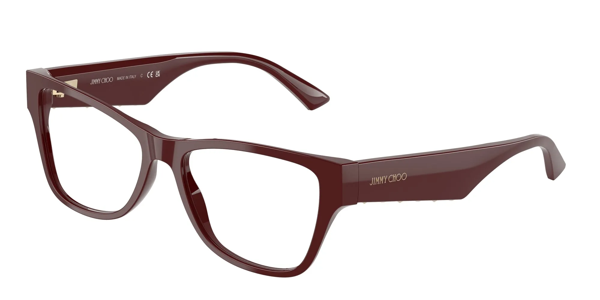 Jimmy Choo JC3022H 5057 Montature da vista Acetato Rosso Pillow Normale - immagine 1