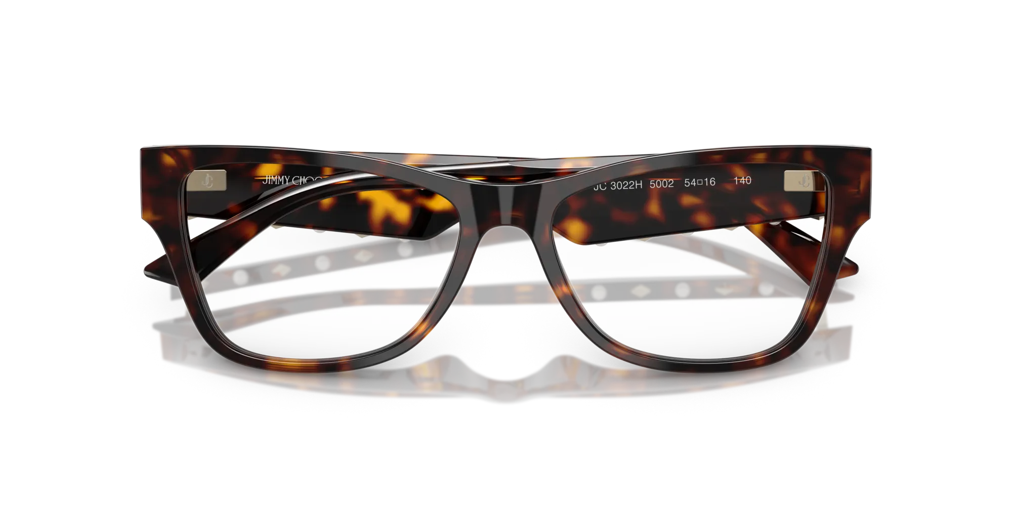 Jimmy Choo JC3022H 5002 Montature da vista Acetato Tartaruga Pillow Normale - immagine 2
