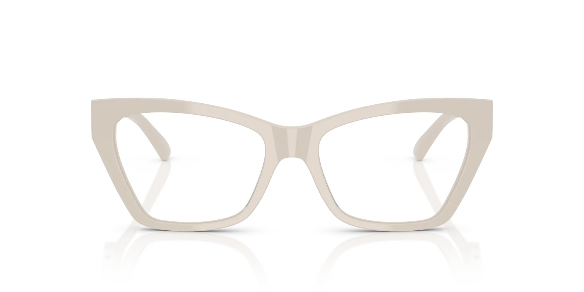 Jimmy Choo JC3021H 5008 Montature da vista Acetato Bianco Trasparente Cat Eye Normale - immagine 3