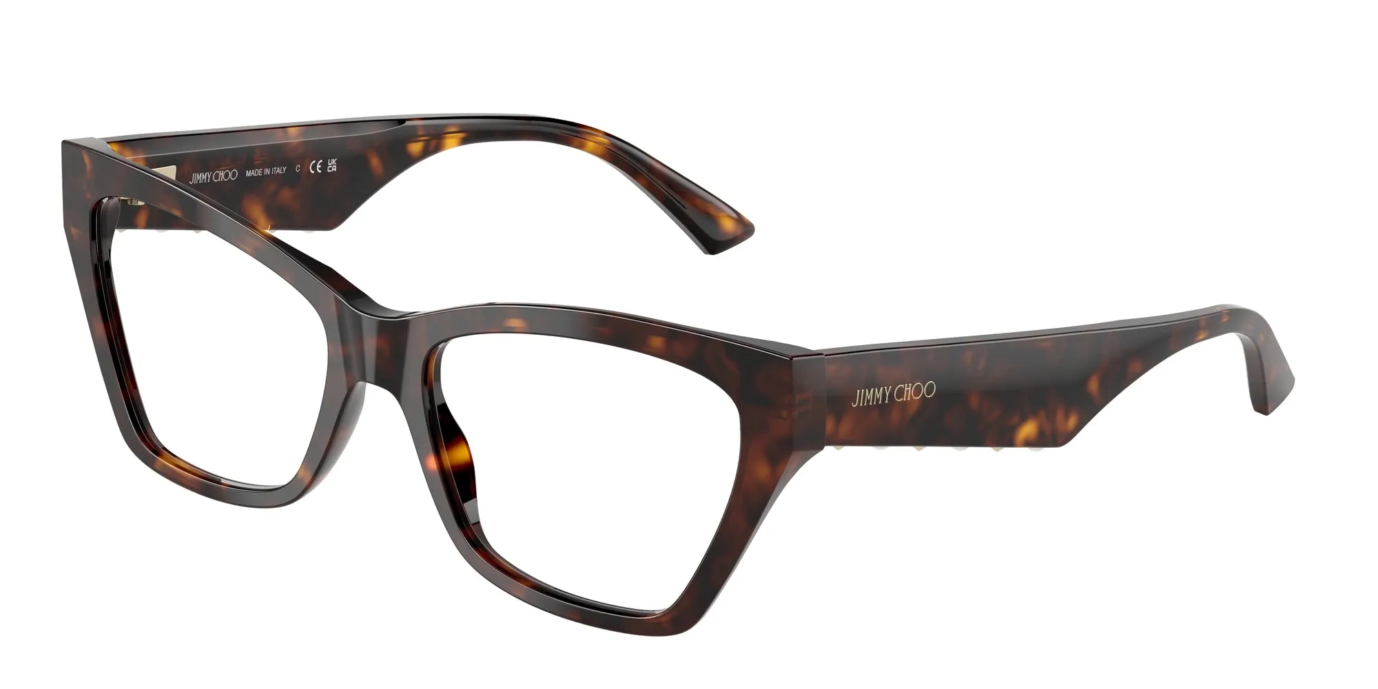 Jimmy Choo JC3021H 5002 Montature da vista Acetato Tartaruga Cat Eye Normale - immagine 1