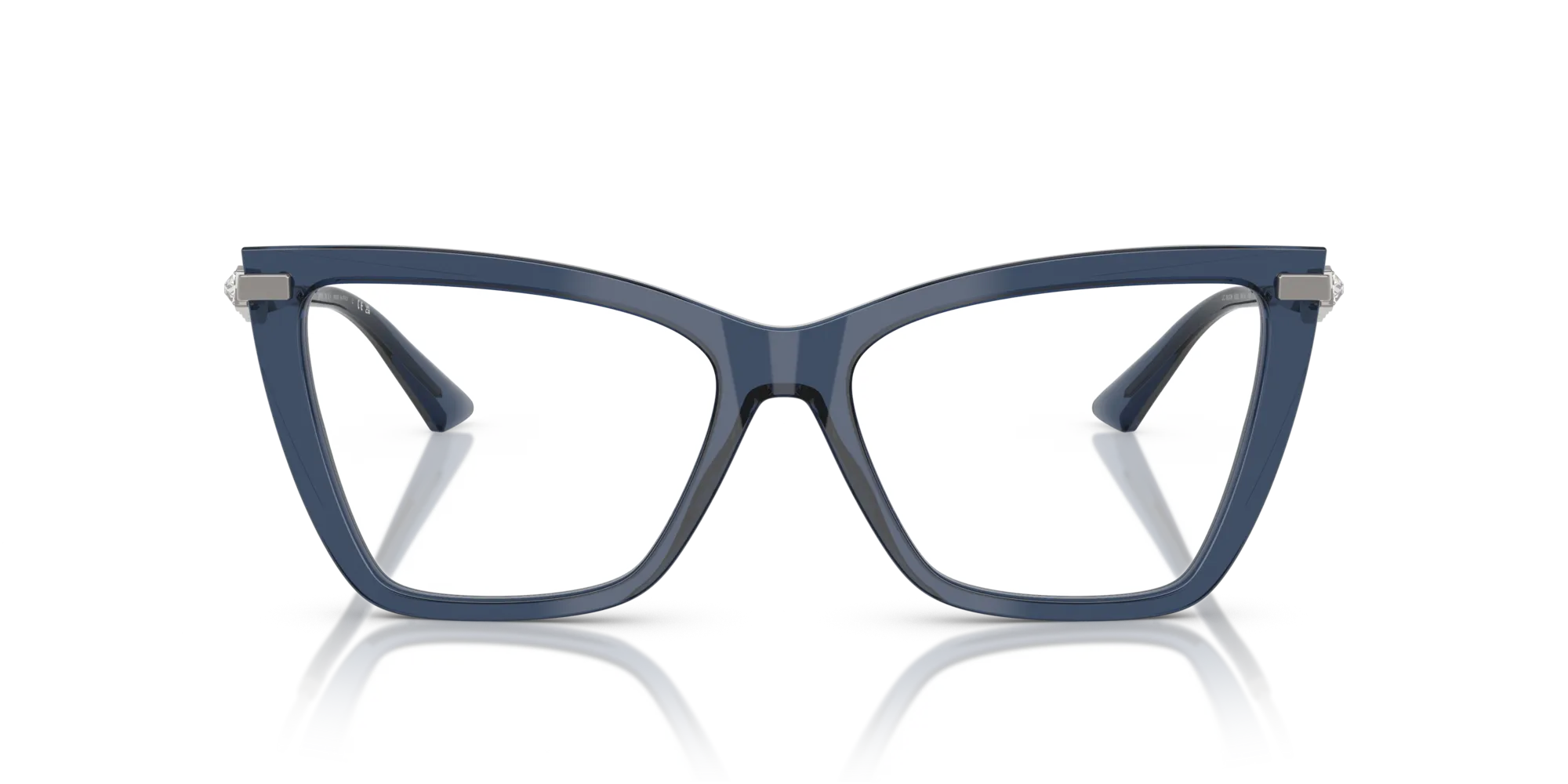 Jimmy Choo JC3020B 5035 Montature da vista Acetato Blu Cat Eye Normale - immagine 3
