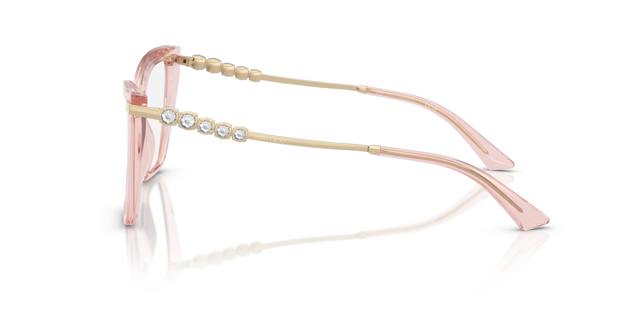 Jimmy Choo JC3020B 5034 Montature da vista Acetato Rosa Cat Eye Normale - immagine 4