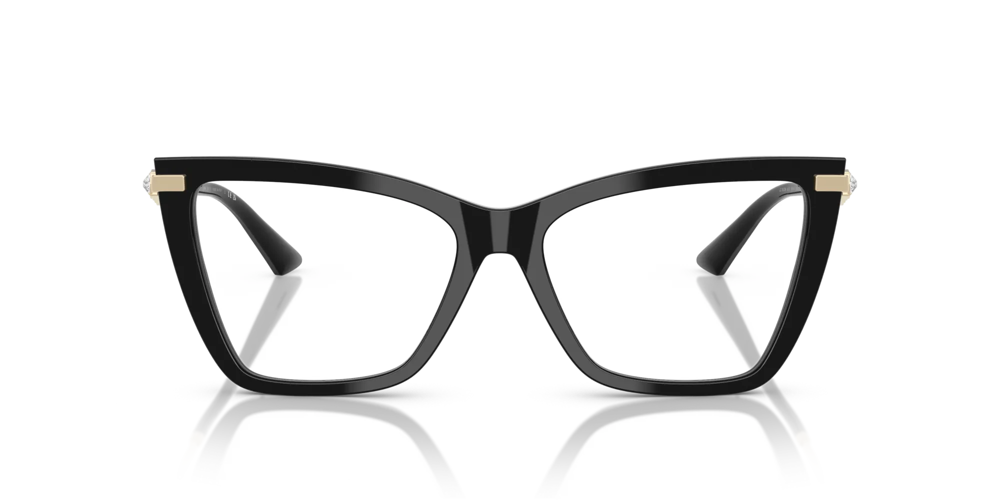Jimmy Choo JC3020B 5017 Montature da vista Acetato Nero Cat Eye Normale - immagine 3