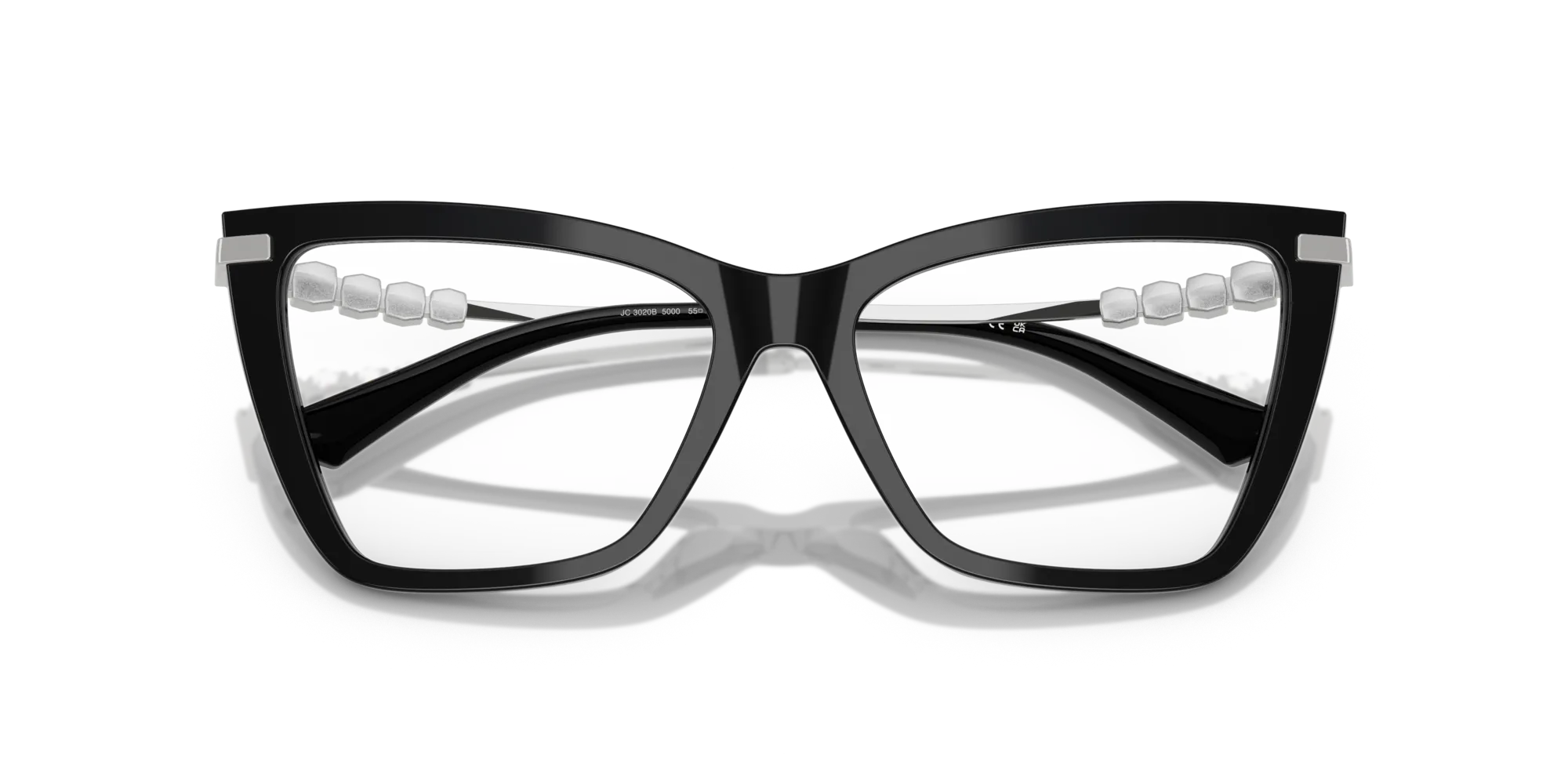 Jimmy Choo JC3020B 5000 Montature da vista Acetato Nero Cat Eye Normale - immagine 2