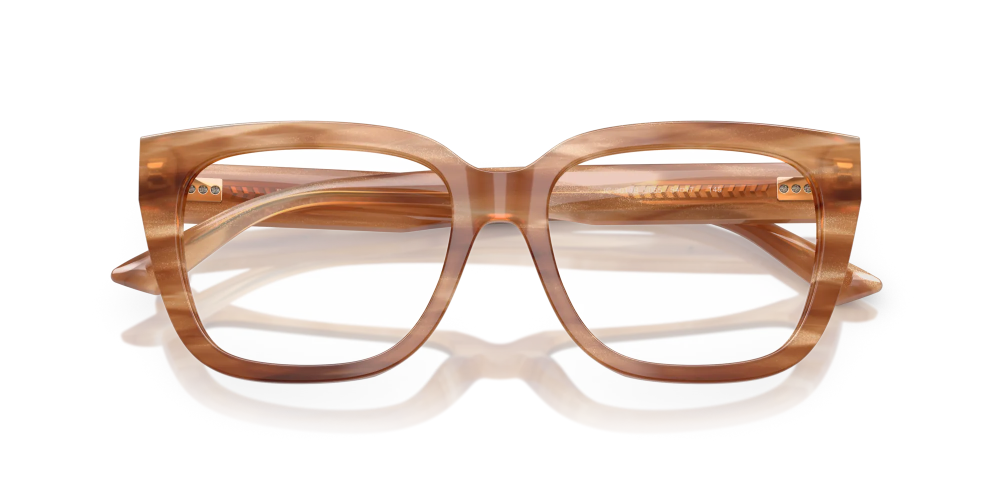 Jimmy Choo JC3019B 5055 Montature da vista Acetato Marrone Squadrata Normale - immagine 2