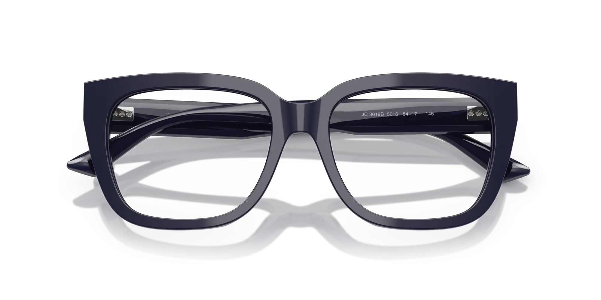 Jimmy Choo JC3019B 5016 Montature da vista Acetato Blu Squadrata Normale - immagine 2