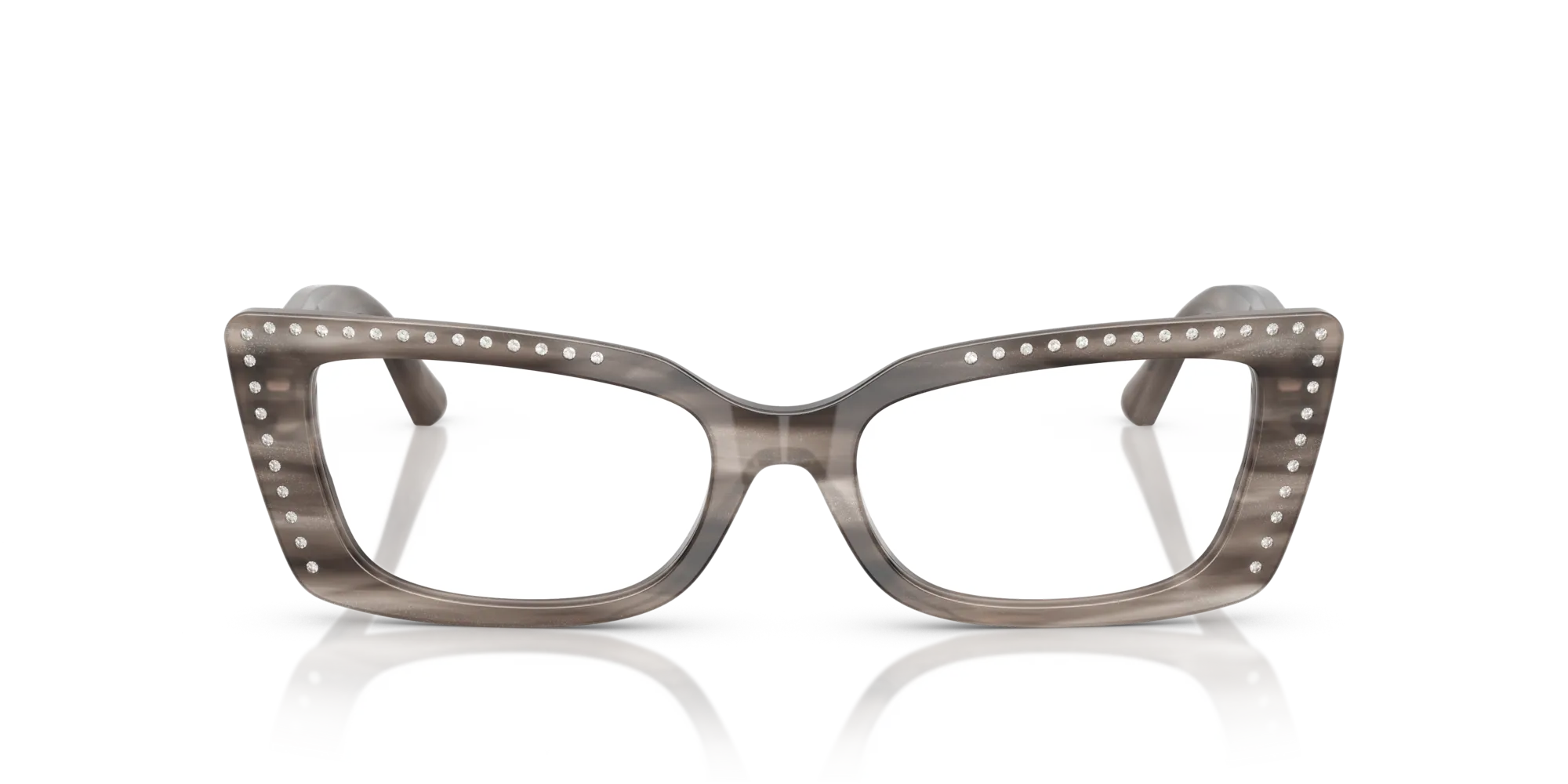 Jimmy Choo JC3018B 5056 Montature da vista Acetato Nero Cat Eye Normale - immagine 3