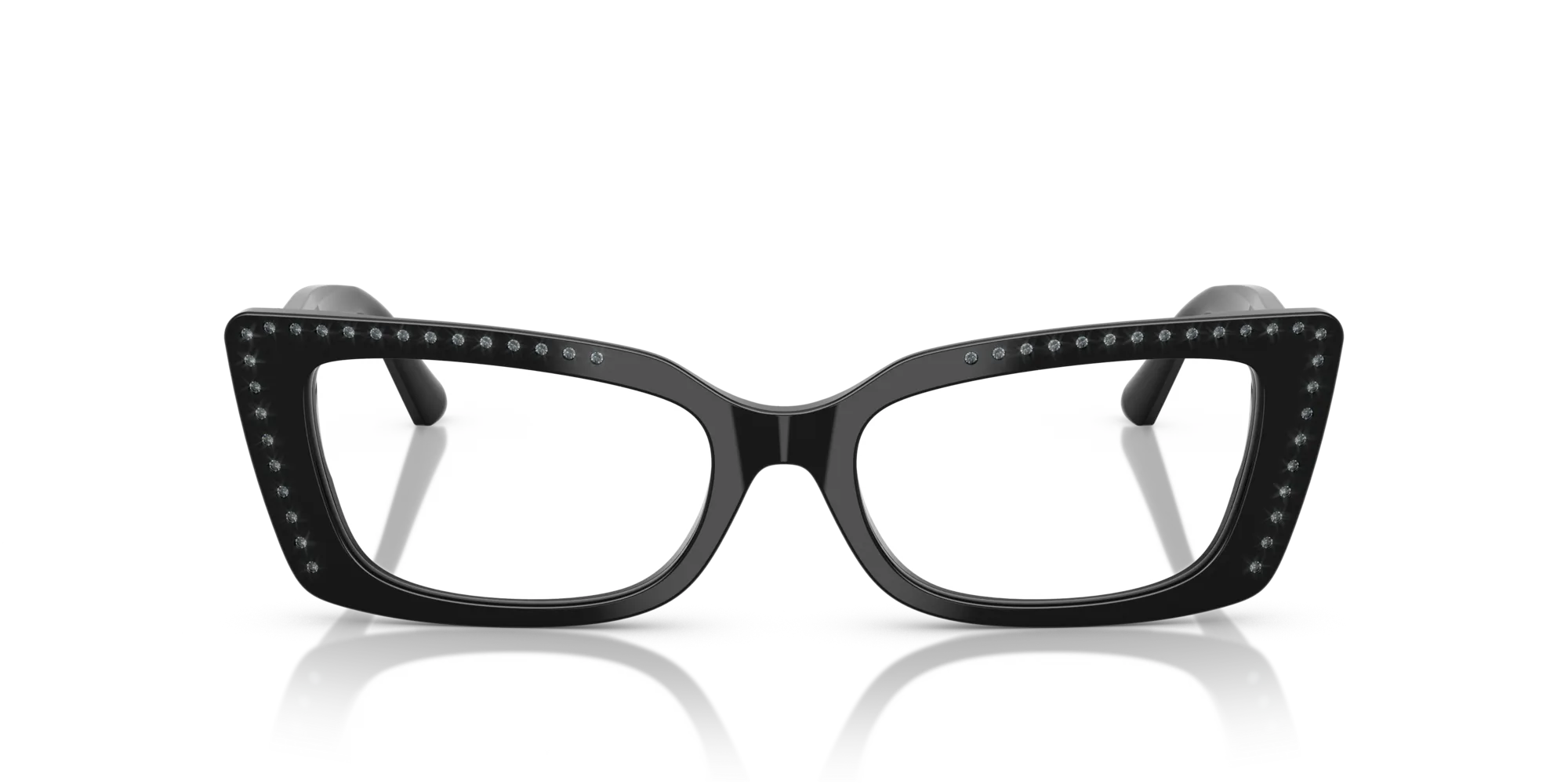 Jimmy Choo JC3018B 5054 Montature da vista Acetato Nero Cat Eye Normale - immagine 3