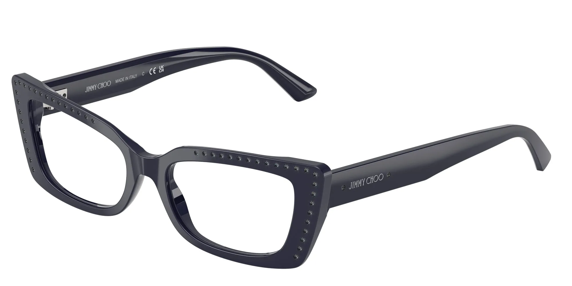Jimmy Choo JC3018B 5016 Montature da vista Acetato Blu Cat Eye Normale - immagine 1