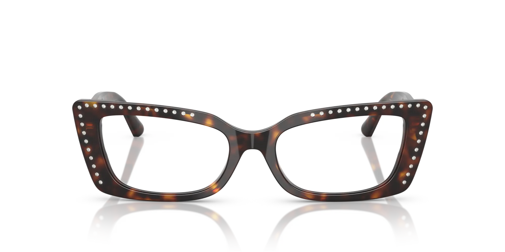 Jimmy Choo JC3018B 5002 Montature da vista Acetato Tartaruga Cat Eye Normale - immagine 3
