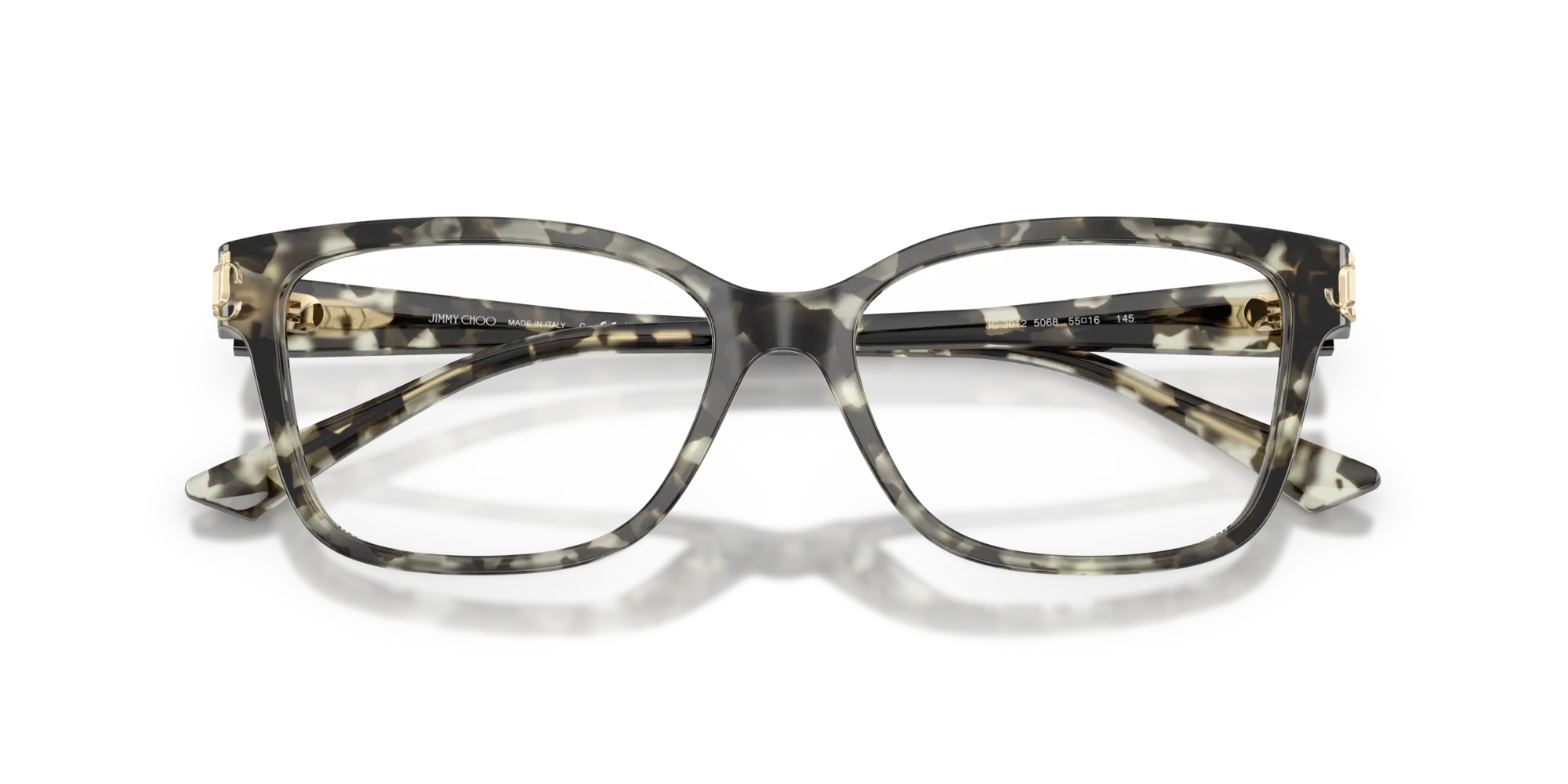 Jimmy Choo JC3012 5068 Montature da vista Acetato Bianco Pillow Normale - immagine 2