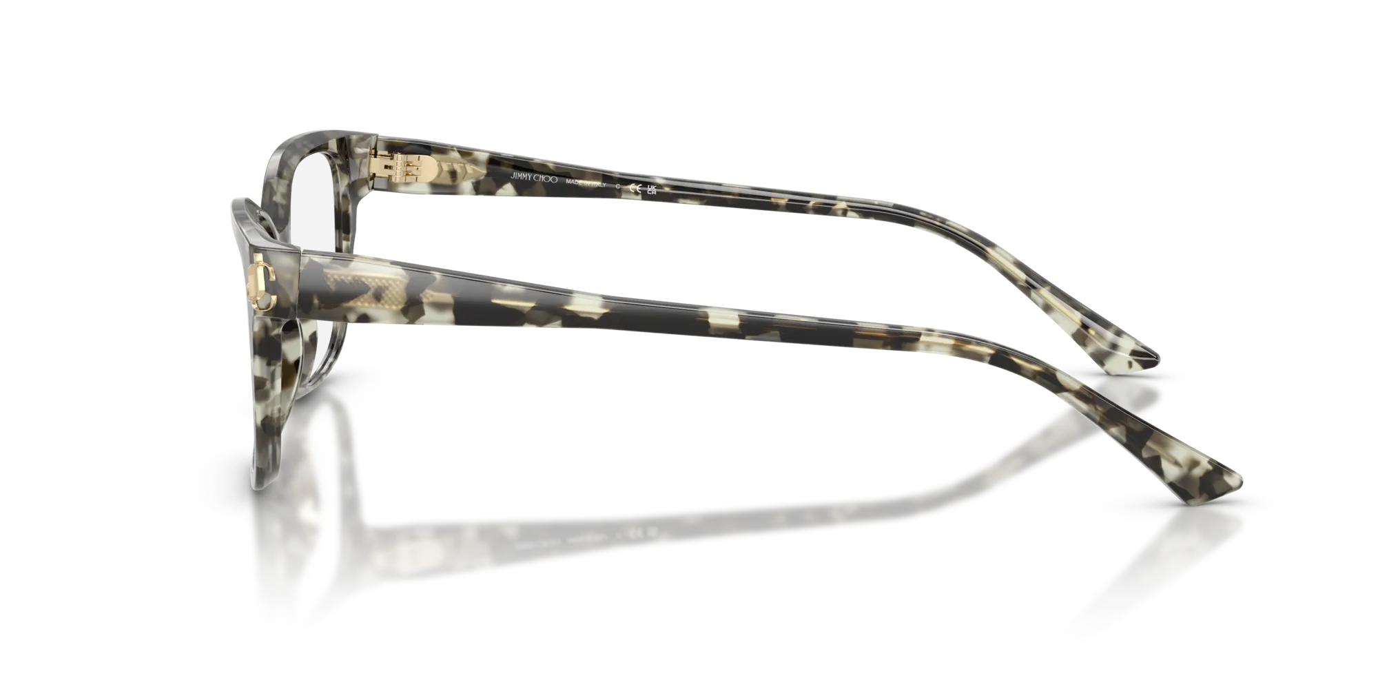 Jimmy Choo JC3012 5068 Montature da vista Acetato Bianco Pillow Normale - immagine 4