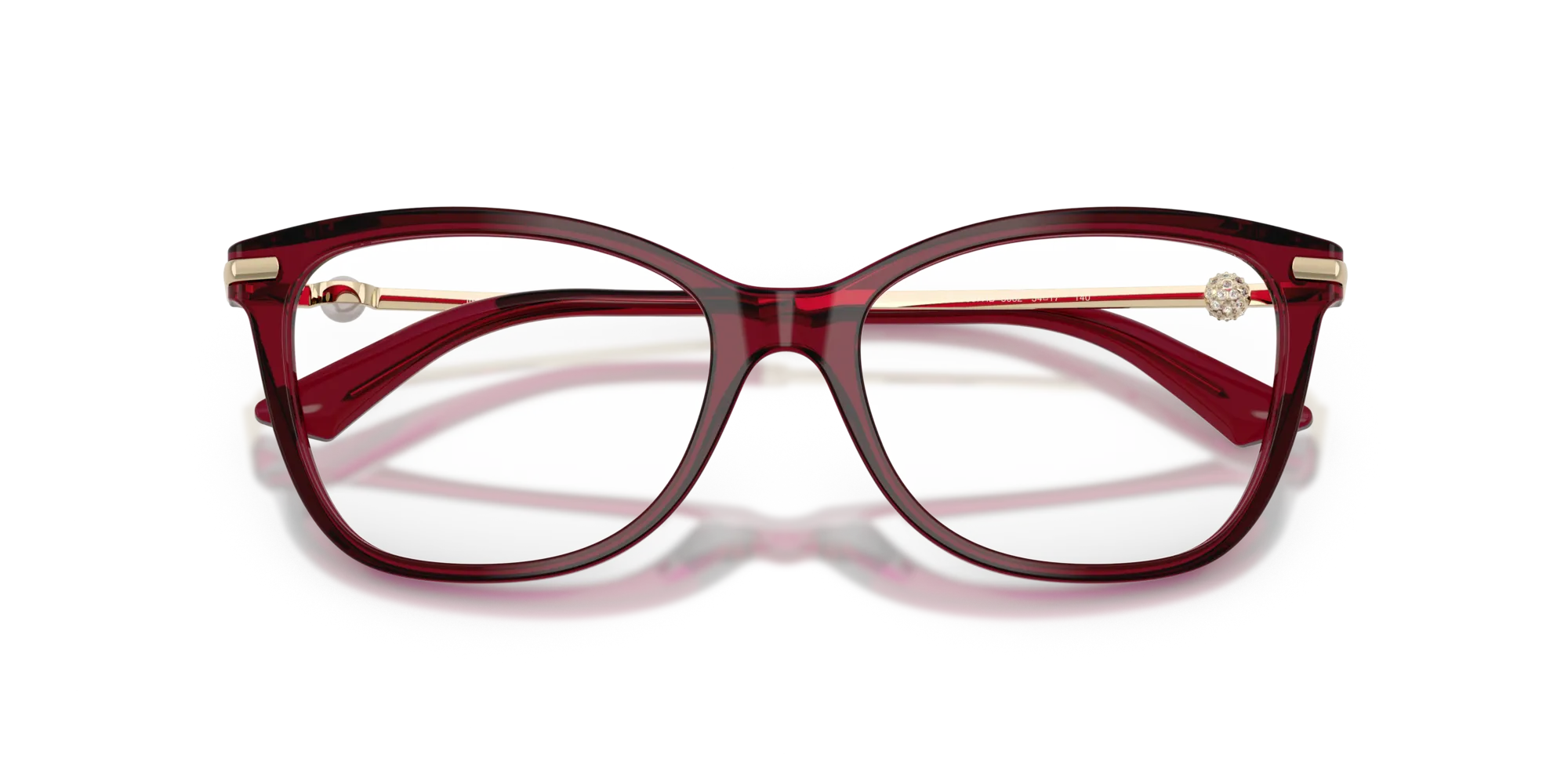Jimmy Choo JC3007HB 5062 Montature da vista Acetato Rosso Pillow Normale - immagine 2