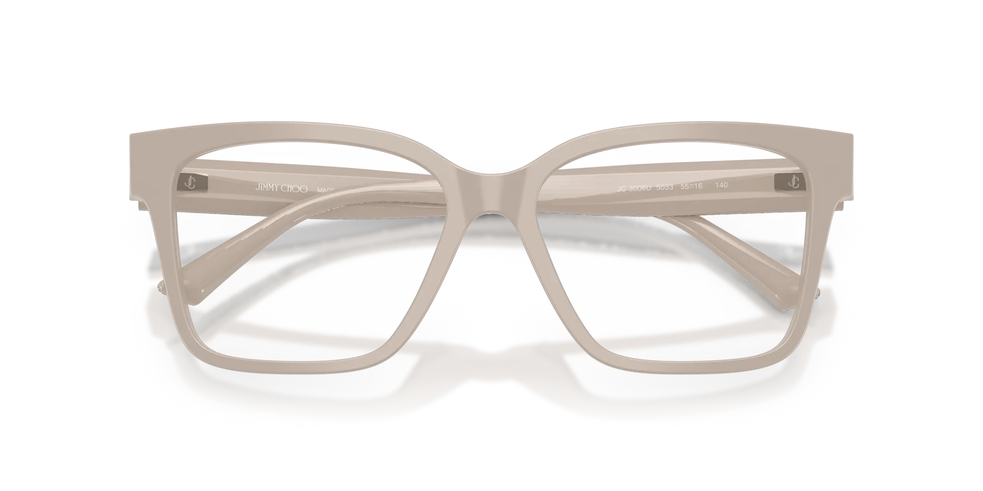 Jimmy Choo JC3006U 5033 Montature da vista Acetato Marrone Pillow Normale - immagine 2