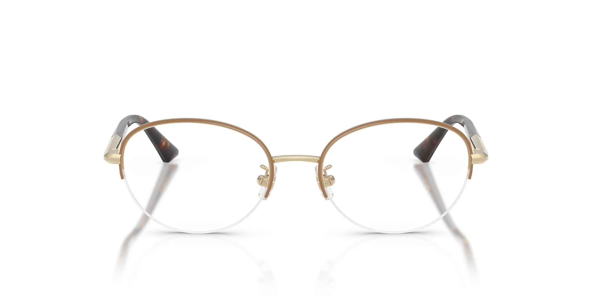 Jimmy Choo JC2014D 3019 Montature da vista Metallo Marrone Rotonda Normale - immagine 3